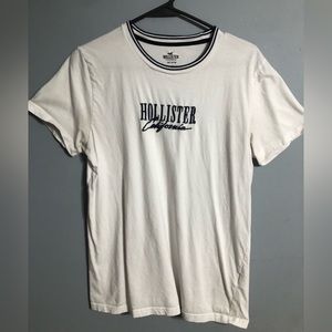 Hollister t-shirt, white with black hollister in front